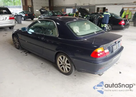 2001 BMW 330Ci из США, поврежденный, VIN WBABS53491JU83172